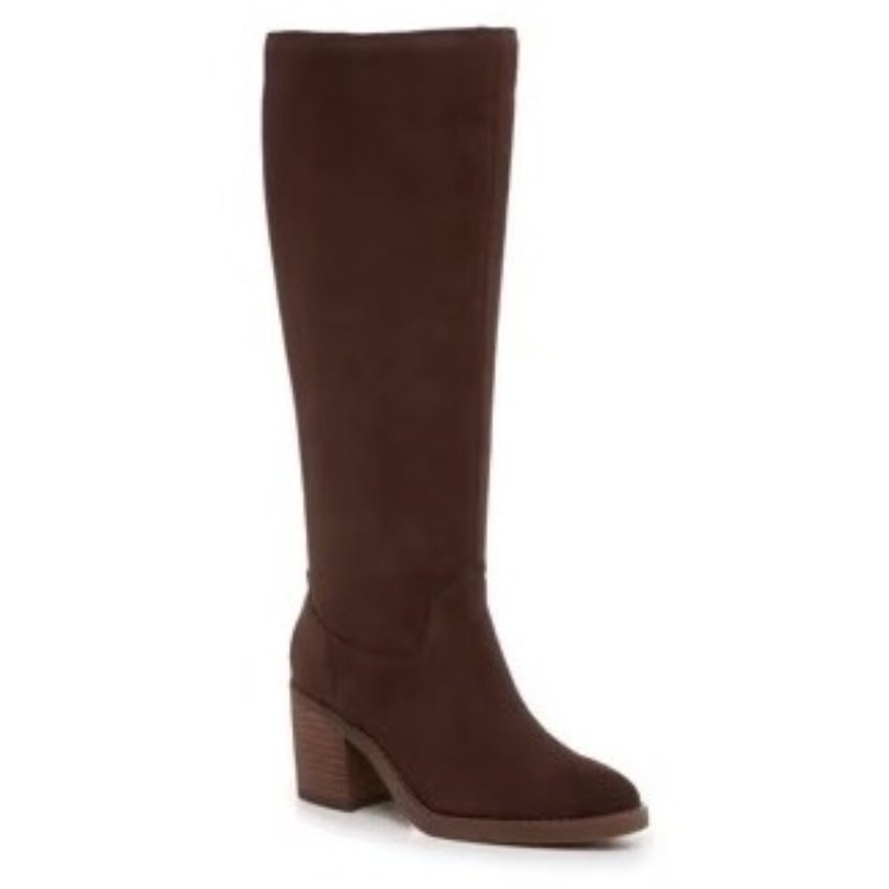 Crown Vintage Deni oiled suede tall boots Americano size 6 New In Box